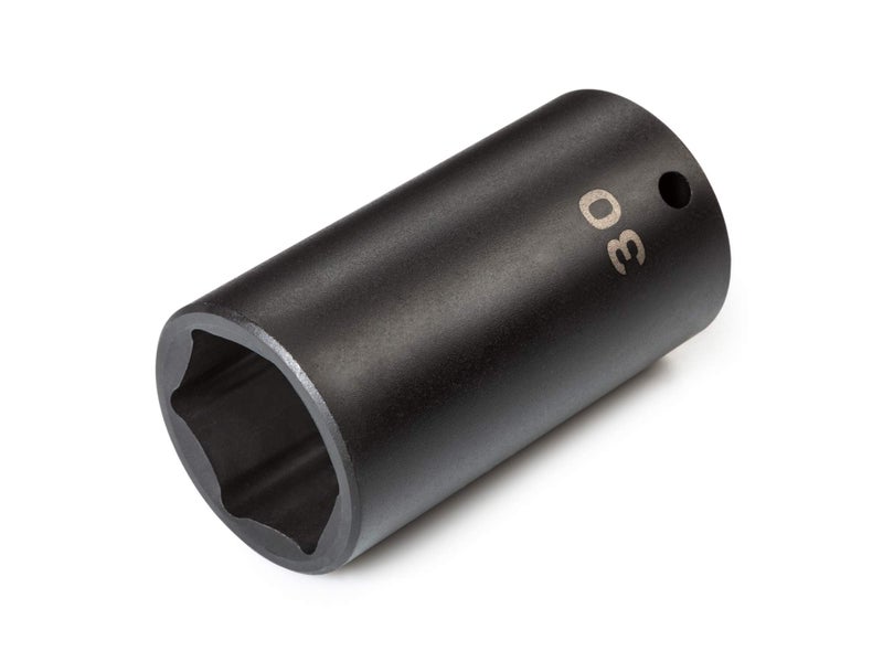 TEKTON 1/2 Inch Drive x 30 mm Deep 6-Point Impact Socket | SID23130 - Image 1